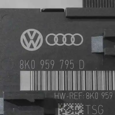 Peça sobressalente para automóvel em segunda mão unidade de controlo da porta traseira direita por audi q5 (8rb) 2.0 tdi referências oem iam 8k0959795d  