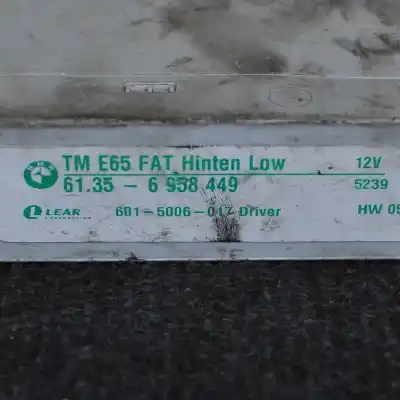 Peça sobressalente para automóvel em segunda mão unidade de controlo da porta traseira direita por bmw 7 e65, e66, e67 (2001-2009) referências oem iam 6958449,601-5006-017  