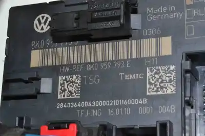 Peça sobressalente para automóvel em segunda mão unidade de controlo da porta dianteira direita por audi a4 8k2, b8 (2007-2015) referências oem iam 8k0959793  