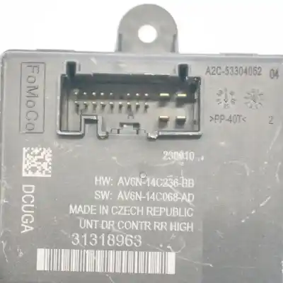 Pezzo di ricambio per auto di seconda mano centralina porta posteriore destra per volvo v60 (2010-2018) riferimenti oem iam 31318963  