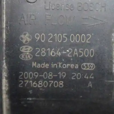 Peça sobressalente para automóvel em segunda mão medidor de massa de ar por kia cee\´d sw ed (2007-2012) referências oem iam 902105000228164-2a500  