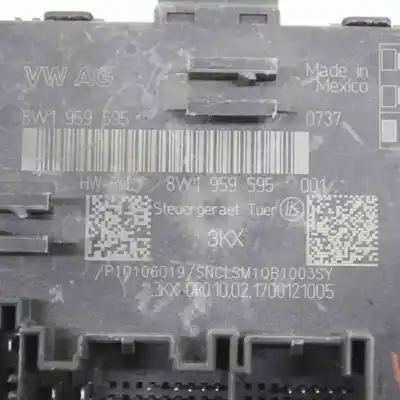 Peça sobressalente para automóvel em segunda mão unidade de controlo da porta traseira direita por audi q5 fy (2016-..) referências oem iam 8w1959595  