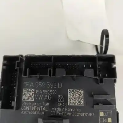 Pezzo di ricambio per auto di seconda mano centralina porta anteriore destra per volkswagen id.3 e11 (2019-..) hatchback riferimenti oem iam 1ea959593d,1ea959593  