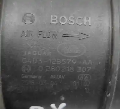 Автозапчастина б/у витратомір повітря для land rover range rover velar l560 (2017-..) off-road посилання на oem iam g4d3-12b579-aa,0280218307,f00c2g8024  