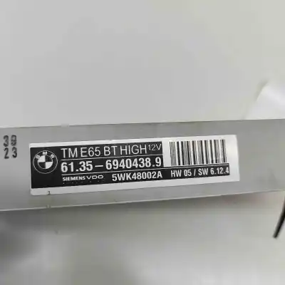 Peça sobressalente para automóvel em segunda mão unidade de controlo da porta traseira direita por bmw 7 e65, e66, e67 (2001-2009) referências oem iam 6940438,5wk48002a  