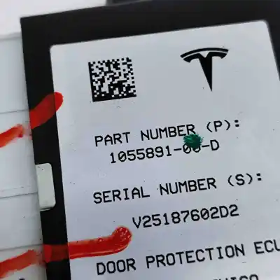 Pezzo di ricambio per auto di seconda mano centralina porta posteriore sinistra per tesla model x (2013-..) hatchback riferimenti oem iam 1055891-00-d  