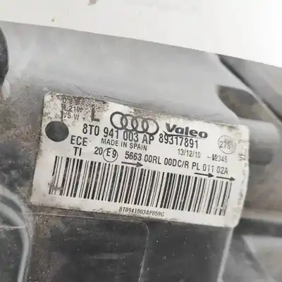 Second-hand car spare part left headlight for audi a5 8t3 (2007-2016) oem iam references 8t0941003ap,8k0941597c  