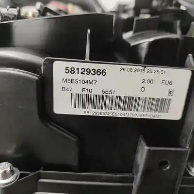 Peça sobressalente para automóvel em segunda mão motor completo por bmw 5 f10 (2009-2016) referências oem iam b47d20a  