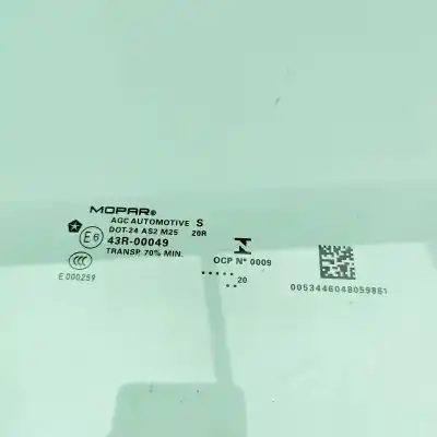 Peça sobressalente para automóvel em segunda mão vidro da porta dianteira esquerda por jeep compass (mk49) 2.2 crd 4x4 referências oem iam 53446048  