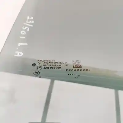 Peça sobressalente para automóvel em segunda mão vidro da porta traseira esquerda por jeep compass (mk49) 2.2 crd 4x4 referências oem iam 53446052  