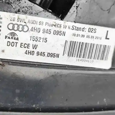 Peça sobressalente para automóvel em segunda mão farolim traseiro esquerdo por audi a8 4h_ (2009-2018) referências oem iam 4h0945095n  
