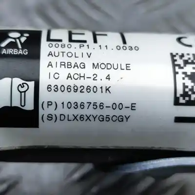 Peça sobressalente para automóvel em segunda mão airbag do lado esquerdo por tesla model x (2013-..) hatchback referências oem iam 1036756-00-e,630692601k  