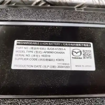 Peça sobressalente para automóvel em segunda mão bateria por mazda 3 hatchback bp (2018-..) hatchback referências oem iam bjgb-67zb3-a  