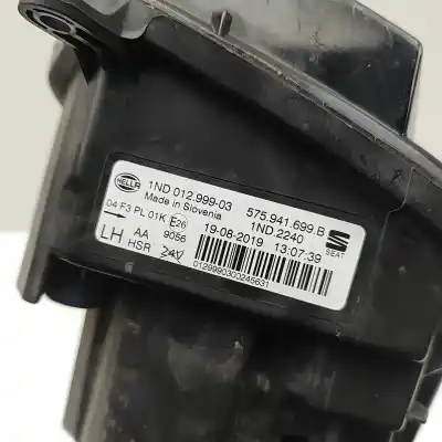 Peça sobressalente para automóvel em segunda mão farol / projetor de nevoeiro esquerdo por seat ateca kh7 (2016-..) off-road referências oem iam 575941699b  