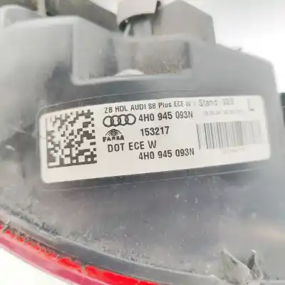 Peça sobressalente para automóvel em segunda mão farolim da mala traseiro esquerdo por audi a8 4h_ (2009-2018) referências oem iam 4h0945093n  