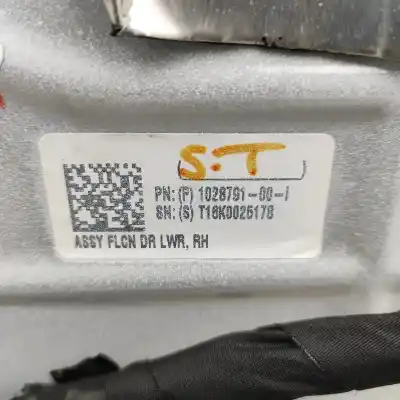 Second-hand car spare part rear right door for tesla model x (2013-..) hatchback oem iam references 1028791-00-i  