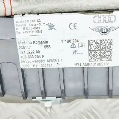 Peça sobressalente para automóvel em segunda mão airbag dianteiro direito por audi a8 4h_ (2009-2018) referências oem iam 4g8880204f  