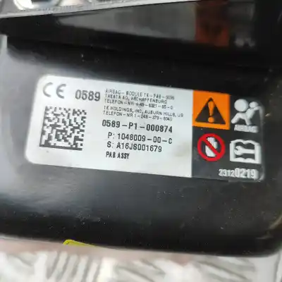 Pièce détachée automobile d'occasion airbag avant droit pour tesla model x (2013-..) hatchback références oem iam 1048009-00-c  