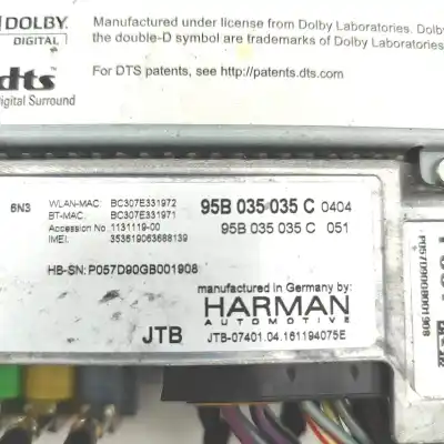 Peça sobressalente para automóvel em segunda mão módulo / sistema de navegação gps por porsche macan 95b (2014-..) off-road referências oem iam 95b035035c  