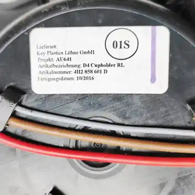 Peça sobressalente para automóvel em segunda mão porta copos central por audi a8 4h_ (2009-2018) referências oem iam 4h2858601d  