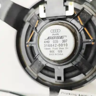 Peça sobressalente para automóvel em segunda mão alto-falante da porta dianteira esquerda por audi a8 4h_ (2009-2018) referências oem iam 4h0035397  