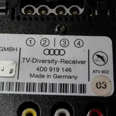 Peça sobressalente para automóvel em segunda mão módulo tv por audi a6 4b2, c5 (1997-2005) referências oem iam 4d0919146  