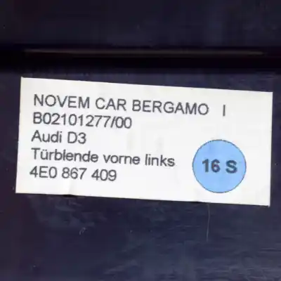 Second-hand car spare part front left door trim for audi a8 d3 4e2, 4e8 (2002-2010) oem iam references 4e0867409  