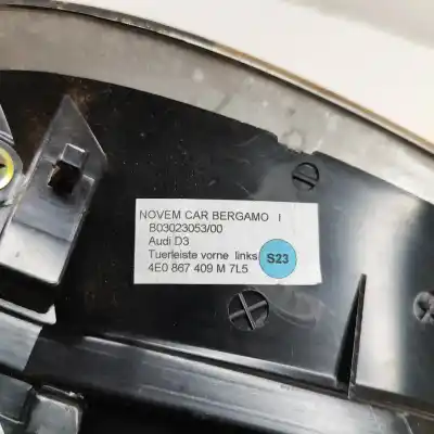 Second-hand car spare part front left door trim for audi a8 d3 4e2, 4e8 (2002-2010) oem iam references 4e0867409,4e0867409m  