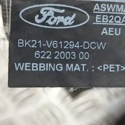 Peça sobressalente para automóvel em segunda mão cinto de segurança dianteiro esquerdo por ford transit custom (2012-..) commercial referências oem iam bk21-v61294-dcw  