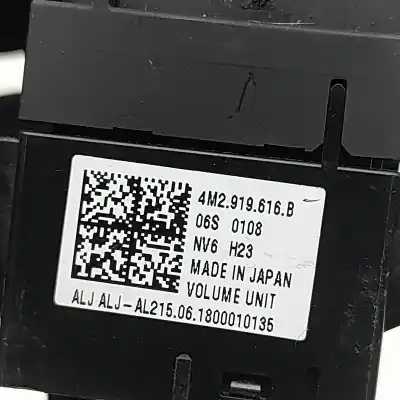 Second-hand car spare part radio control switch for audi q7 4m (2015-..) off-road oem iam references 4m2919616b  