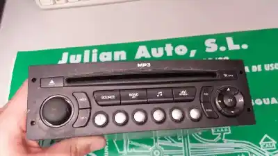 Pezzo di ricambio per auto di seconda mano Impianto Audio / Radio Cd per CITROEN C3 PLURIEL (HB_) 1.4 HDi Riferimenti OEM IAM 96643698XT  