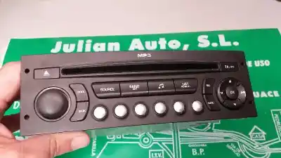 Pezzo di ricambio per auto di seconda mano Impianto Audio / Radio Cd per CITROEN C3 PLURIEL (HB_) 1.4 HDi Riferimenti OEM IAM 96643698XT  MP3 SIEMENS / VDO