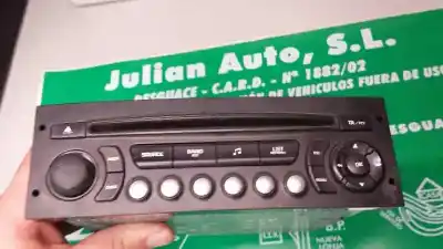 Peça sobressalente para automóvel em segunda mão Sistema De áudio / Rádio Cd por CITROEN C2 Collection Referências OEM IAM 96624490XT PSARCD411-52 SIEMENS VDO RD4 N1-00