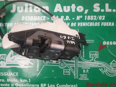 Peça sobressalente para automóvel em segunda mão fechadura da porta dianteira esquerda por citroen c3 attraction referências oem iam 006244 1384n2495j5 a04947