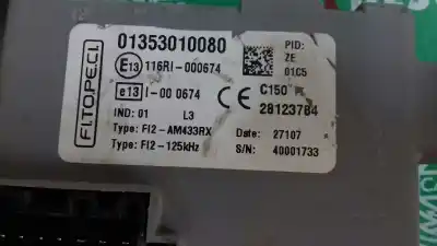 Second-hand car spare part ecu engine control for peugeot bipper básico oem iam references 9665431480  0281014444