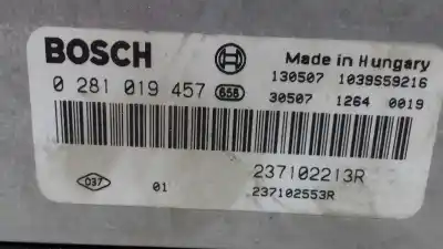 Second-hand car spare part ecu engine control for dacia sandero stepway oem iam references 0281019457  237102213r