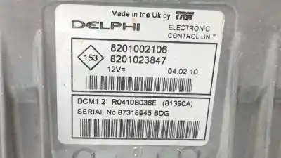 Second-hand car spare part ecu engine control for dacia sandero stepway oem iam references 8201002106  8201023847