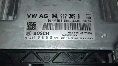 Peça sobressalente para automóvel em segunda mão centralina de motor uce por seat leon (5f1) style referências oem iam 04l907309b  0281018510