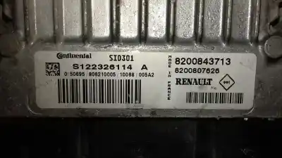 Peça sobressalente para automóvel em segunda mão centralina de motor uce por renault clio iii exception referências oem iam 8200843713  8200807626