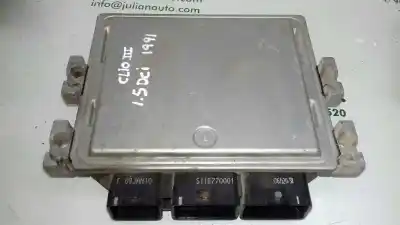 Peça sobressalente para automóvel em segunda mão centralina de motor uce por renault clio iii exception referências oem iam 8200843713  8200807626