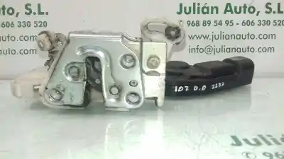 Second-hand car spare part front right door lock for peugeot 107 urban move oem iam references 