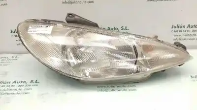 Second-hand car spare part right headlight for peugeot 206 berlina xs-line oem iam references 087274  89002770