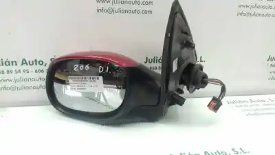 Peça sobressalente para automóvel em segunda mão espelho retrovisor esquerdo por peugeot 206 berlina xt referências oem iam 96480953xt  