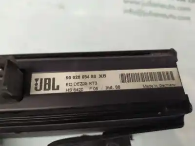 Peça sobressalente para automóvel em segunda mão sistema de áudio / rádio cd por citroen c6 exclusive referências oem iam 9662695480  9662695480x6