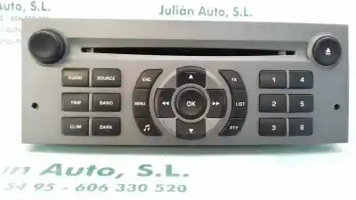 Peça sobressalente para automóvel em segunda mão sistema de áudio / rádio cd por peugeot 407 st confort referências oem iam bp314149186866