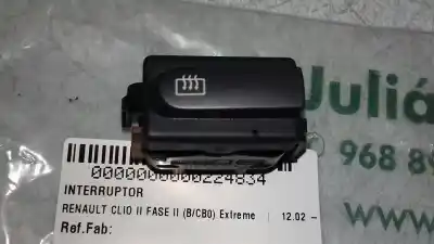 Автозапчастина б/у Вимикач для RENAULT CLIO II FASE II (B/CB0)  Посилання на OEM IAM 2648803  