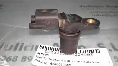 Pièce détachée automobile d'occasion CAPTEUR PMH / VILEBREQUIN pour RENAULT MEGANE II BERLINA 5P  Références OEM IAM 8200033686  