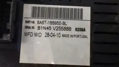 Second-hand car spare part multifunction display for ford fiesta (cb1) titanium oem iam references 8a6t18b955bl  