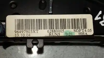 Peça sobressalente para automóvel em segunda mão comandos de alavanca por citroen c4 berlina vtr plus referências oem iam 96497903xt  62880005