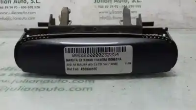 Second-hand car spare part Exterior Right Rear Door Handle for AUDI A4 BERLINA (8E) 2.0 TDI OEM IAM references 4B0839885  